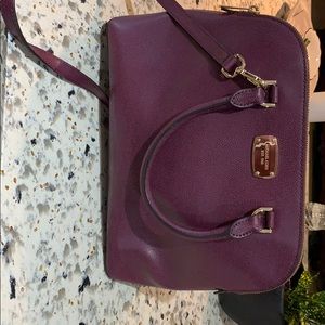 Burgundy Michael kors purse